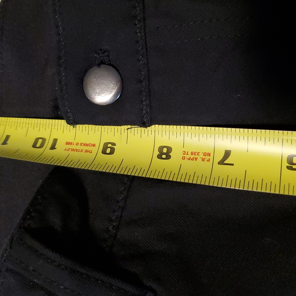 Chico's Girlfriend Skinny Jeans So Slimming Black Sz 0 Small - Picture 6 of 8